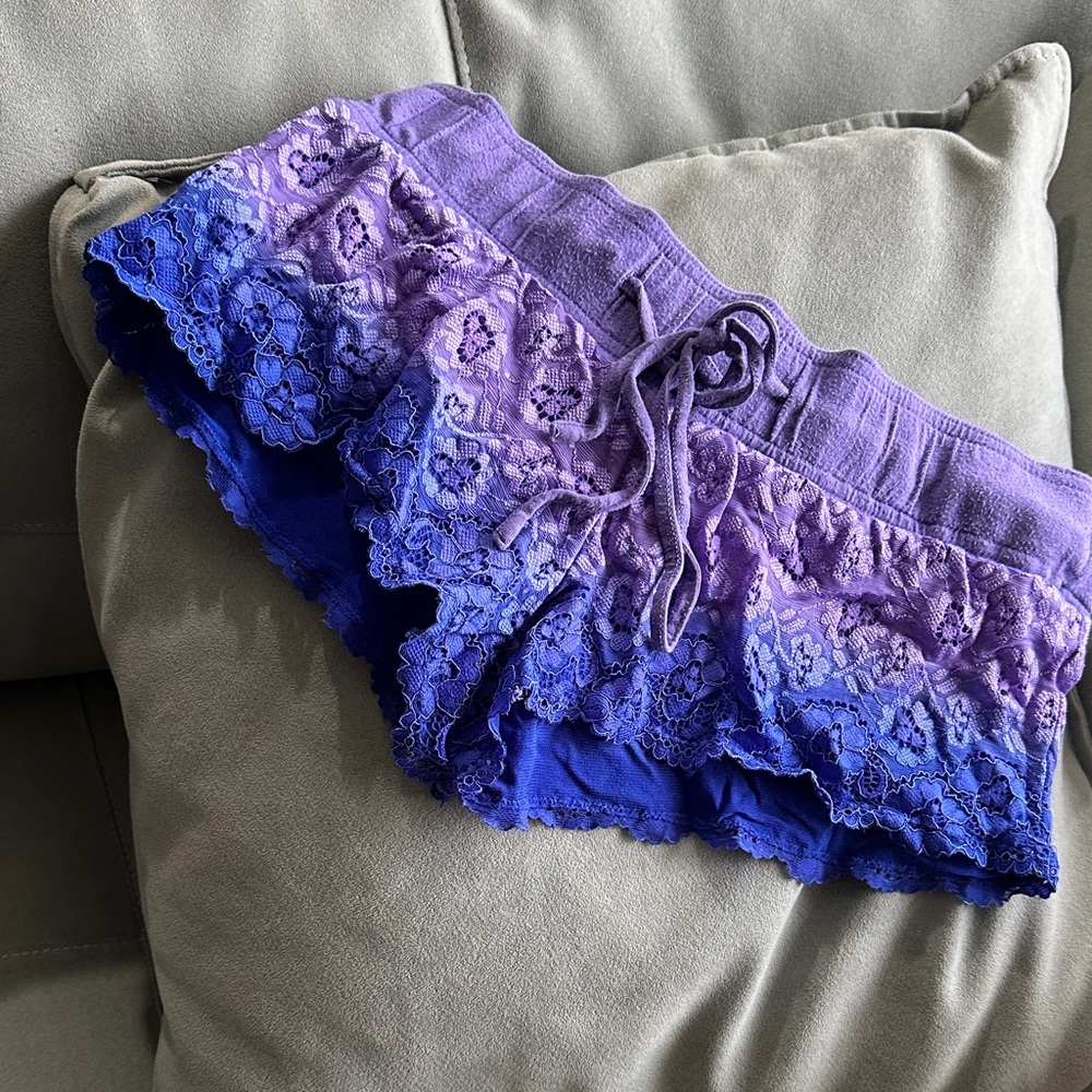 La SENZA Purple and Blue Lace Panties